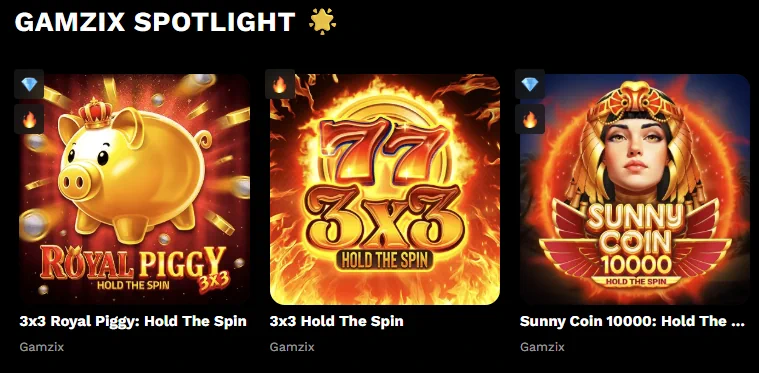 LevelUp Casino Top Games